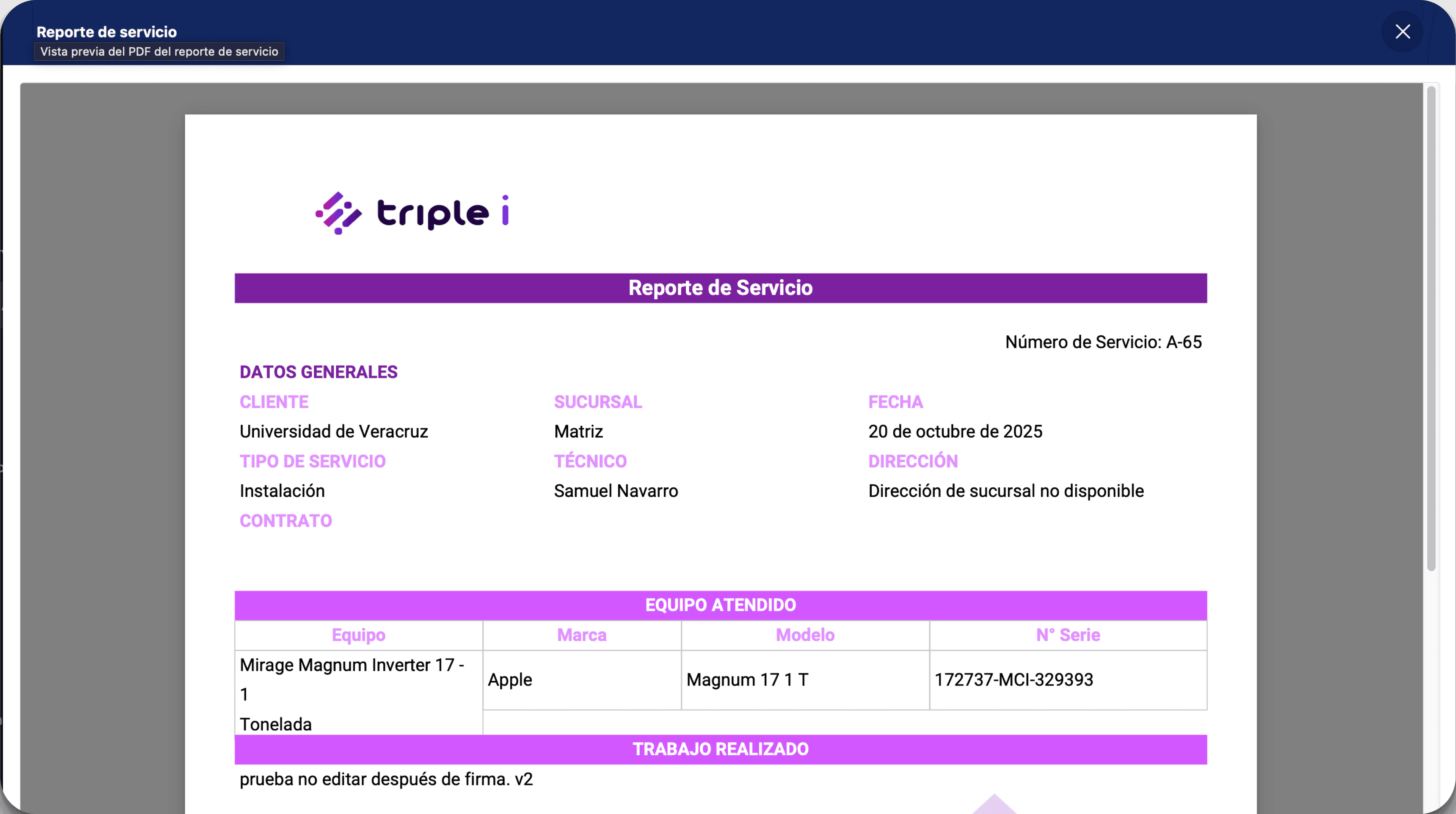 Reportes y facturación en Insquid